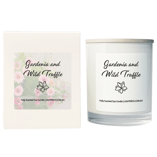 Scented Soy Candle - Gardenia & Wild Truffle