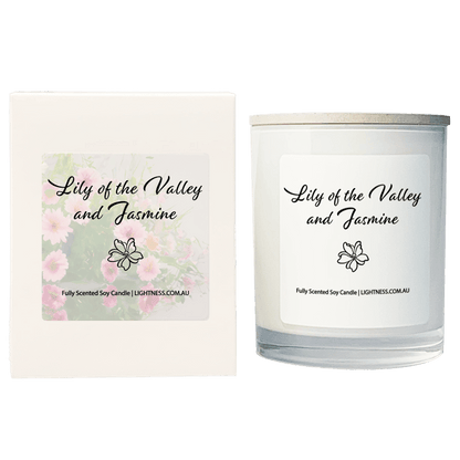 Scented Soy Candle - Lily of the Valley & Jasmine