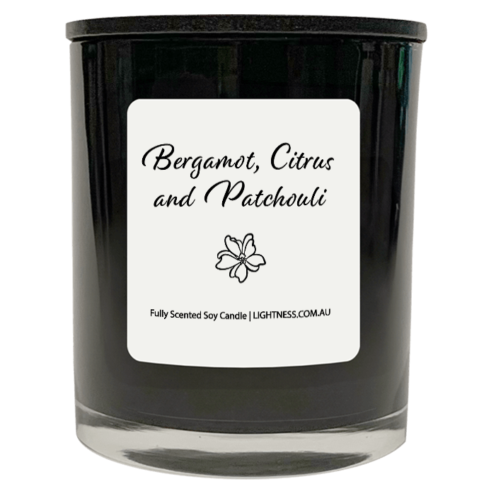 Scented Soy Candle - Bergamot Citrus and Patchouli