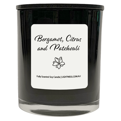 Scented Soy Candle - Bergamot Citrus and Patchouli