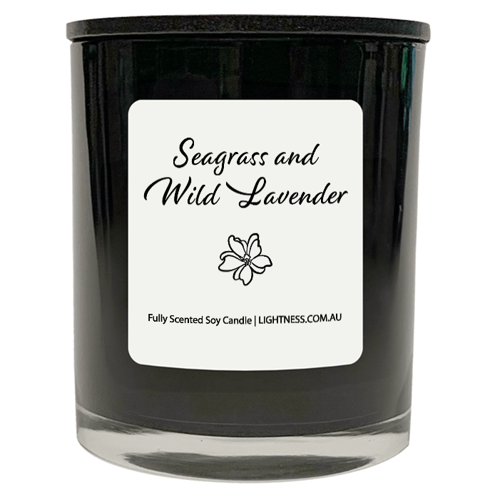 Scented Soy Candle - Seagrass & Wild Lavender