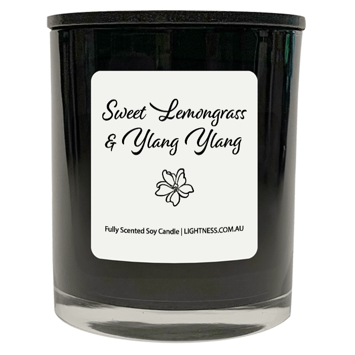 Scented Soy Candle - Sweet Lemongrass & Ylang Ylang