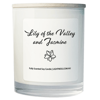 Scented Soy Candle - Lily of the Valley & Jasmine